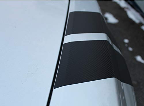 Reflective Concepts Hash Mark Decal Stripes Fits 2010-2015 Camaro - (Color: Carbon Fiber) #TOP2