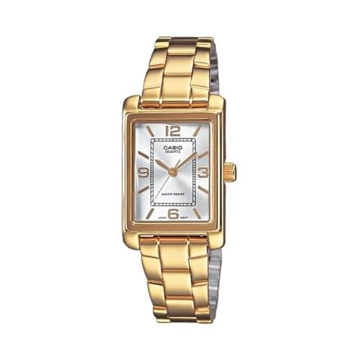 Casio Damen Analog Quarz mit Edelstahl Armbanduhr LTP 1234PG 7A
