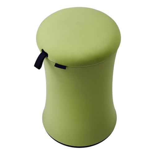 Image of Happybuy Wobble Chair, Height-Adjustable (19.3-25 inch) with Fabric Cover, Flexible Wobble Stool, Iron & Sponge Construction, 20 Tilt Angle, Ideal for School, Office & Home, Ages 12-18, Green