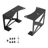 Support de console sous le bureau : conçu pour les consoles de jeu PS5 pour récupérer de l'espace de bureau; contenu de l'emballage : deux étagères de rangement et un lot d'accessoires à vis, fini en noir pour se fondre discrètement avec la plupart des configurations.