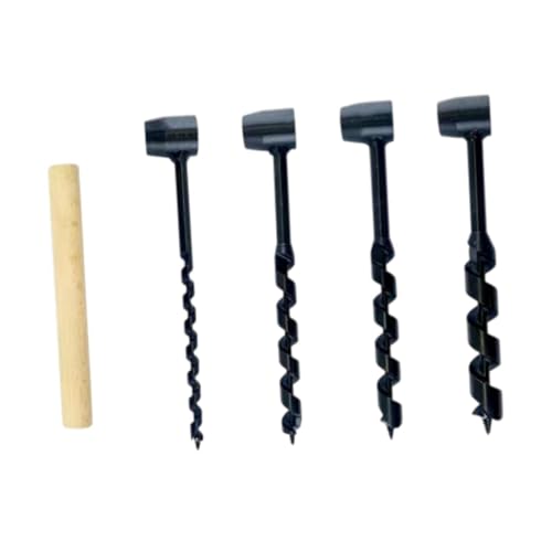 Awhao 66068 Schlangenbohrer-Set mit Holzgriff