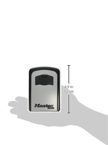 Master Lock Wall Mount Key Lock Box, Outdoor Wall Mounted Lock Box For House Keys, Key Safe With Combination Lock, 5 Key Capacity, 5401Ec #TOP7