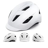 Cascos de bicicleta para adultos, cascos de skateboard, cascos de bicicleta con luz trasera para patinaje, patinaje sobre ruedas, patinaje en línea, ciclismo, monopatín, transpirable y protector