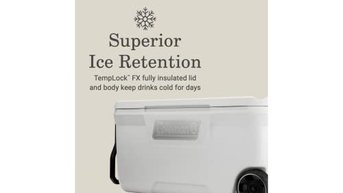 Coleman Atl Cooler 100Qt Whl 5863 Marine C1 #TOP1