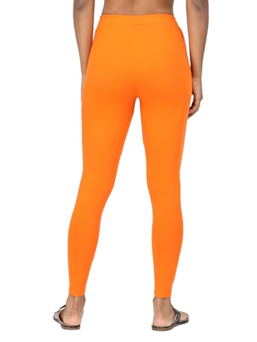 Image of Robinbosky Premium Stretchable Cotton Ankle Legging for Women | Suitable for Formal wear & Casual wear | High-End Elastic Makes The Leggings Squat Proof and Durable for Travel, Yoga, & Workout.