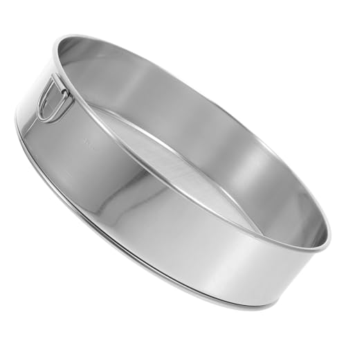 IMIKEYA Tamiz De Harina Redondo De Malla Fina Herramienta Para Tamizar Harina De Cocina Tamiz De Acero Inoxidable Para Hornear