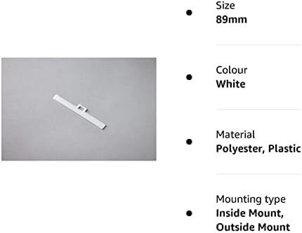 Blindspares Vertical blind single hole top hangers 3.5" (spare parts for repair) Pack of 10