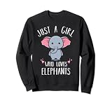 Just A Girl Who Loves Elephants Shirt as a Cute Elephant トレーナー