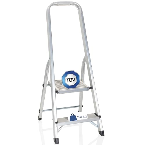 Escalera hjh OFFICE 801102 de aluminio con 2 peldaños, modelo Solid I 2