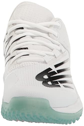 New Balance Men's Fuelcell 4040 V6 Turf-Trainer Baseball Shoe, White/Black, 10 #TOP1