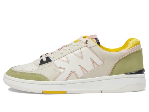 Michael Kors Women's Rebel Lace Up Sneaker, Light Sage Multi, 7.54