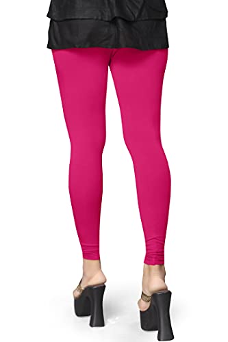 Image of Women's Cotton Lycra Ankle Length Legging with Strechable and Regular Fit | Pant for Women (Pack of 2)