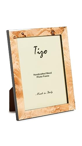 Tizo Design Womens 5x7 Wood Frame Natural Burl One Size