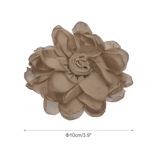 Image of PATIKIL Rose Flower Hair Clips, Fabric Brooch Pins for Women Wedding Party Dance Dress Clothes Accessories Valentine's Day Gifts