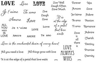 Cool Tools - Jewel Stamps for Soft Clay - Loving Words