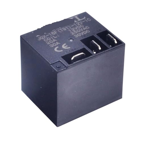Relais haute puissance 30A JQX-16F avec contacts renforcés et conversion 5 broches 12V DC