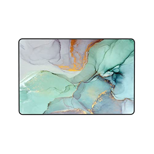 Tapis flanelle marbre 91x61 cm pour réchauffer les sols froids du salon - 8