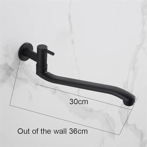 Robinet de jardin mural noir pour simplifier l'arrosage extérieur