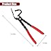 FALVFUN Car Exhaust Hanger Removal Tool, Heavy-Duty Vehicle Rubber Bracket Hanger Seperator Removal Plier, Auto Exhaust Remover Plier with Non-Slip Grip, Universal for Most Vehicles
