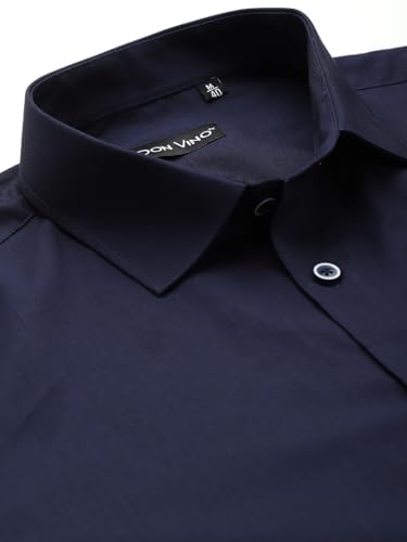 Image of DON VINO Men's Blue & Purple Small Checks Formal Shirt