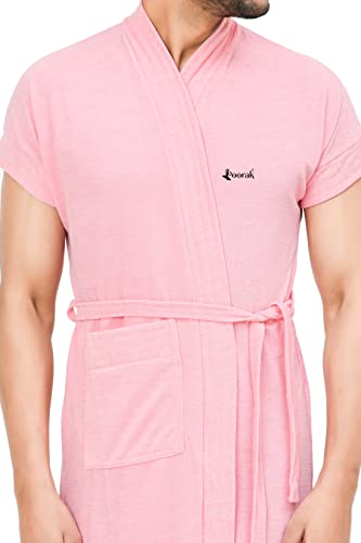 Image of Terry Bathrobe for Women - Soft & Absorbent Spa Robe with Pockets & Belt - Lightweight Towel Robe for Shower, Spa & Lounge - 262