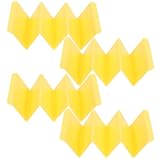 VICASKY 4 Stück Taco Halter aus Kunststoff Pfannkuchenständer für Maistortillas Gelb für Küche und Kochen Leicht zu Reinigen Praktisch und Vielseitig
