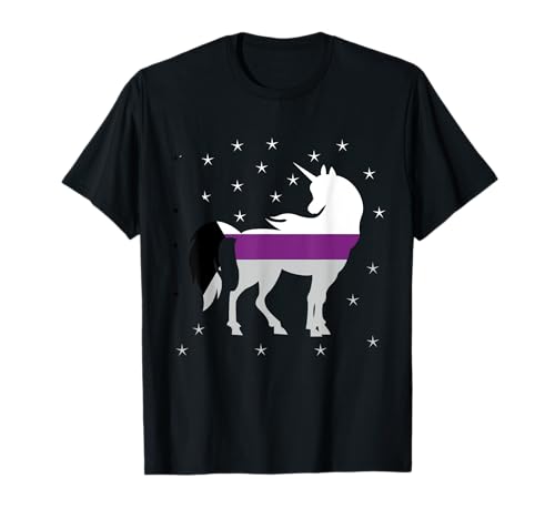 Demisexual Pride Flagge Demisexual Einhorn T-Shirt