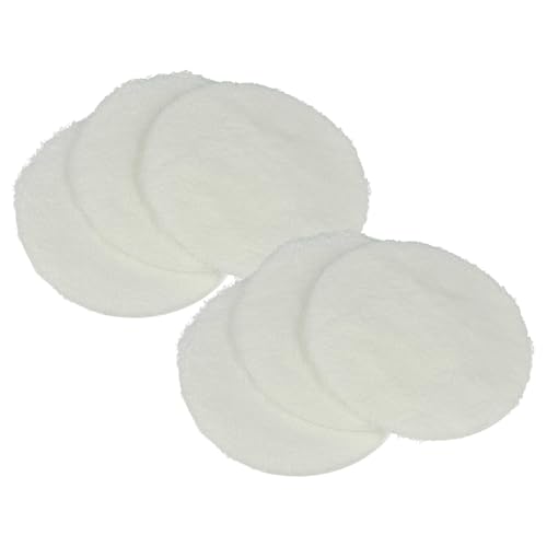 vhbw 6x almohadillas compatible con Kärcher FP 202, PST 1000, FP 303, FP 222 pulidora - Set de discos de pulir para parqué blanco