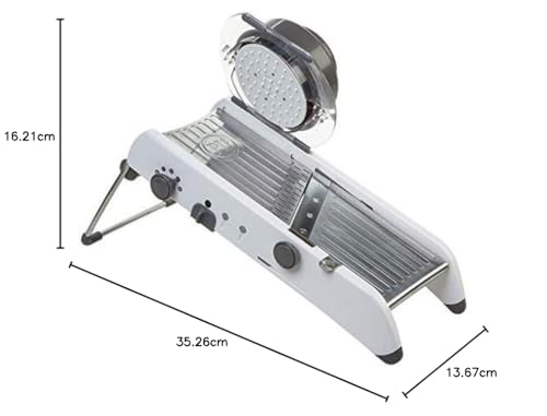 Progressive PL8 Professional Mandoline,White, 2.3