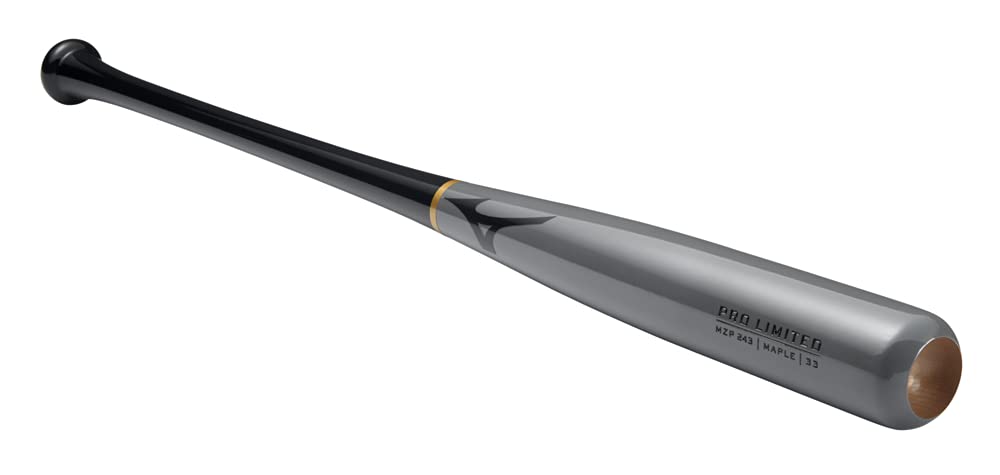 Mizuno Pro-Mzp 243 Bate de Madera, Hombres, Gris y Negro, 34 Pulgadas