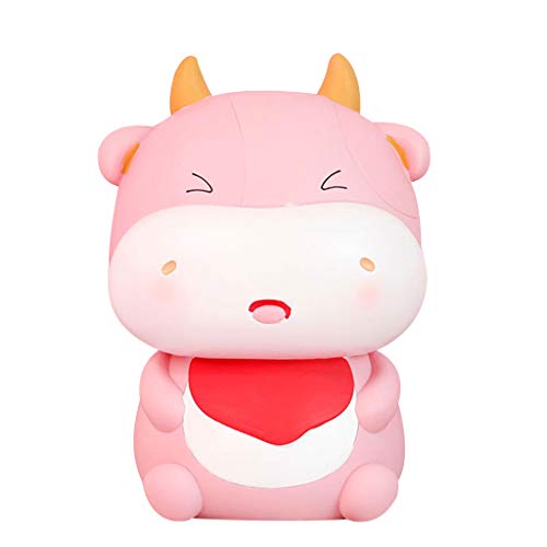 6Wcveuebuc Cartoon Vee Koe Piggy Bank Muntdoos Geldbesparing Pot 2021 Chinese Dierenriem Jaar Ox Ornament voor Kids… - Afbeelding 6