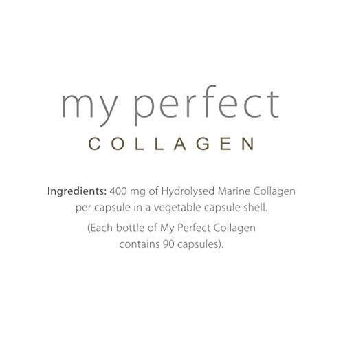 My Perfect Collagen Best Anti-Ageing Marine Collagen Capsules Actively Repairs, Rejuvenates and Replenishes Skin, 90 Capsules