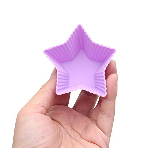To Encounter Silicone Cupcake Liners, Reusable Silicone Baking Cups, Non Stick Muffin Liners, 9 Shapes Pack Of 36 #TOP3
