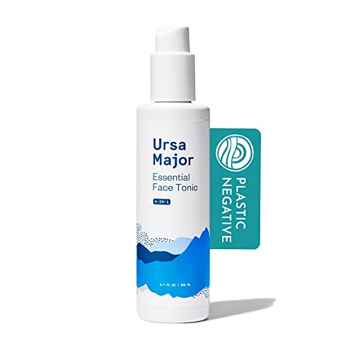 Ursa Major Essential Face Tonic with Spray Cap | 4-in-1 Natural Toner to Cleanse, Exfoliate, Soothe and Hydrate | 6.7 ounces