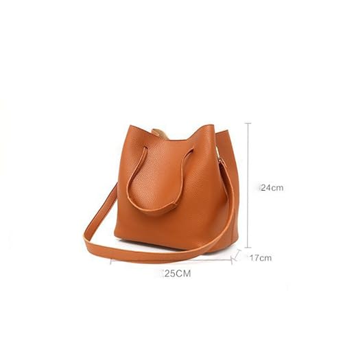 Bolso tote y bolso tipo cartera para mujer, conjunto de 4 piezas miniatura 5