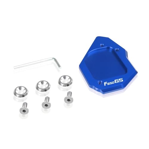 Plaque béquille F650GS haut de gamme protection et support latéral en alu CNC