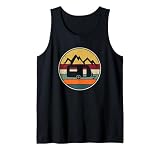 Caravana Camping Retro Camper Camiseta sin Mangas