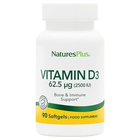 NaturesPlus Vitamin D3 2500 IU Supplement Cover