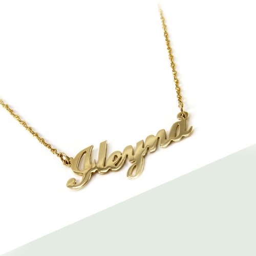 14k Gold Personalized Name Necklace2