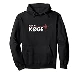 Born In Koge Danemark Ville de naissance Sweat à Capuche