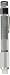 Commando Products Chalk Holder Clear Anodized Handle with Standard School Chalk