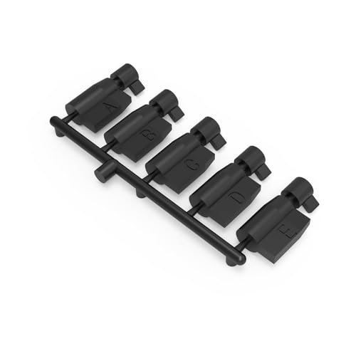 Image of 5 Pcs Chastity Cage Accessories Key Lock, Male Chastity Devices Disposable Plastic Permanent Invisible Lock Keys Set for Travel One-time Key Kit, for Nylon Penis Cage Bondage Gear & Accessorie