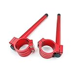 Motorcycle Racing Clip-ons Handle Bars 43mm Fit Compatible with Yamaha YZFR6 600 1999-2004 FZ-1 FZ1 2000-2005 YZF600R All(A)