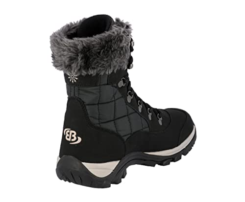 Brütting Himalaya Damen Schneestiefel, Schwarz, 39 EU