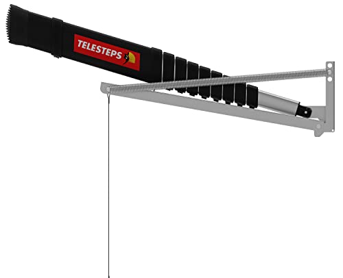 Dachbodenleiter 2,95m von TELESTEPS I Made in Sweden I Loft Line I Kompakte Qualitätsleiter mit patentiertem Premium Design I Anti-Rutschprofil I EN 14975 I 72527-541