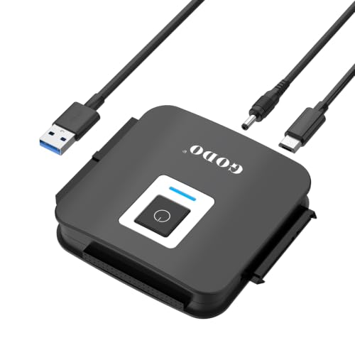 Adaptador SATA IDE a USB 3.0 GODO para discos duros de 2.5 y 3.5 pulgadas