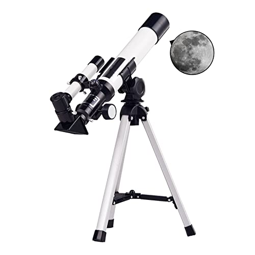 Télescope à réfraction astronomique 40 mm lunette de voyage avec trépied