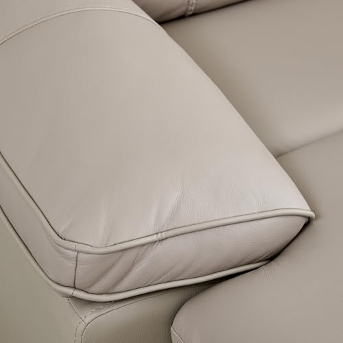 Image of Home Centre | Torino | Electric Recliner | Half Leather | Solid Wood | Recliner Sets | Grey | 2 Years Warranty