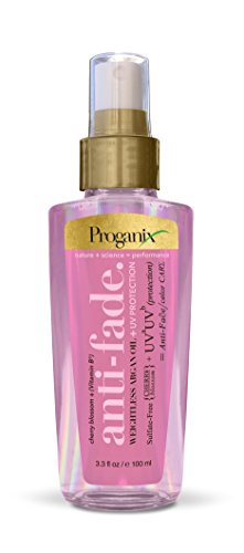 Proganix Vitamin B5 Anti-Fade Weightless Argan Oil, Cherry Blossom, 3.3 Ounce