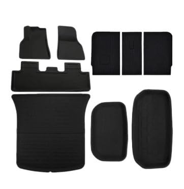 Tapis de sol pour coffre et cabine Model Y étanche toutes saisons en matière XPE